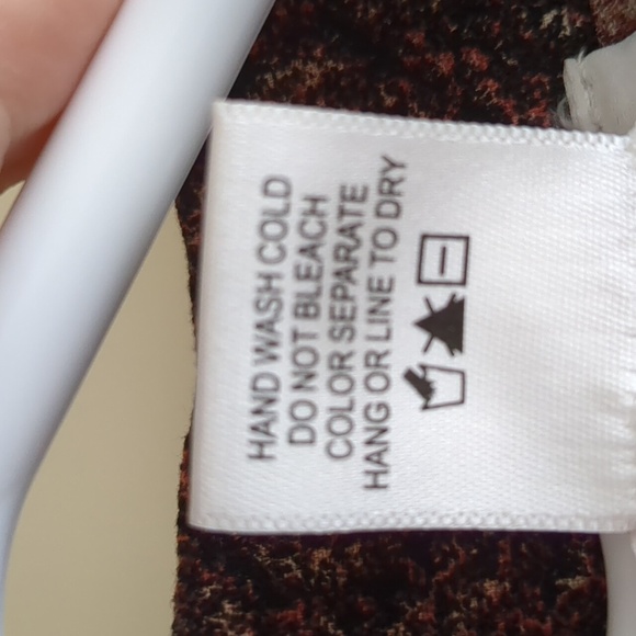 NWT Kirious Small Brown Button Front Shirt Top Long Sleeve Smocking - Picture 9 of 15